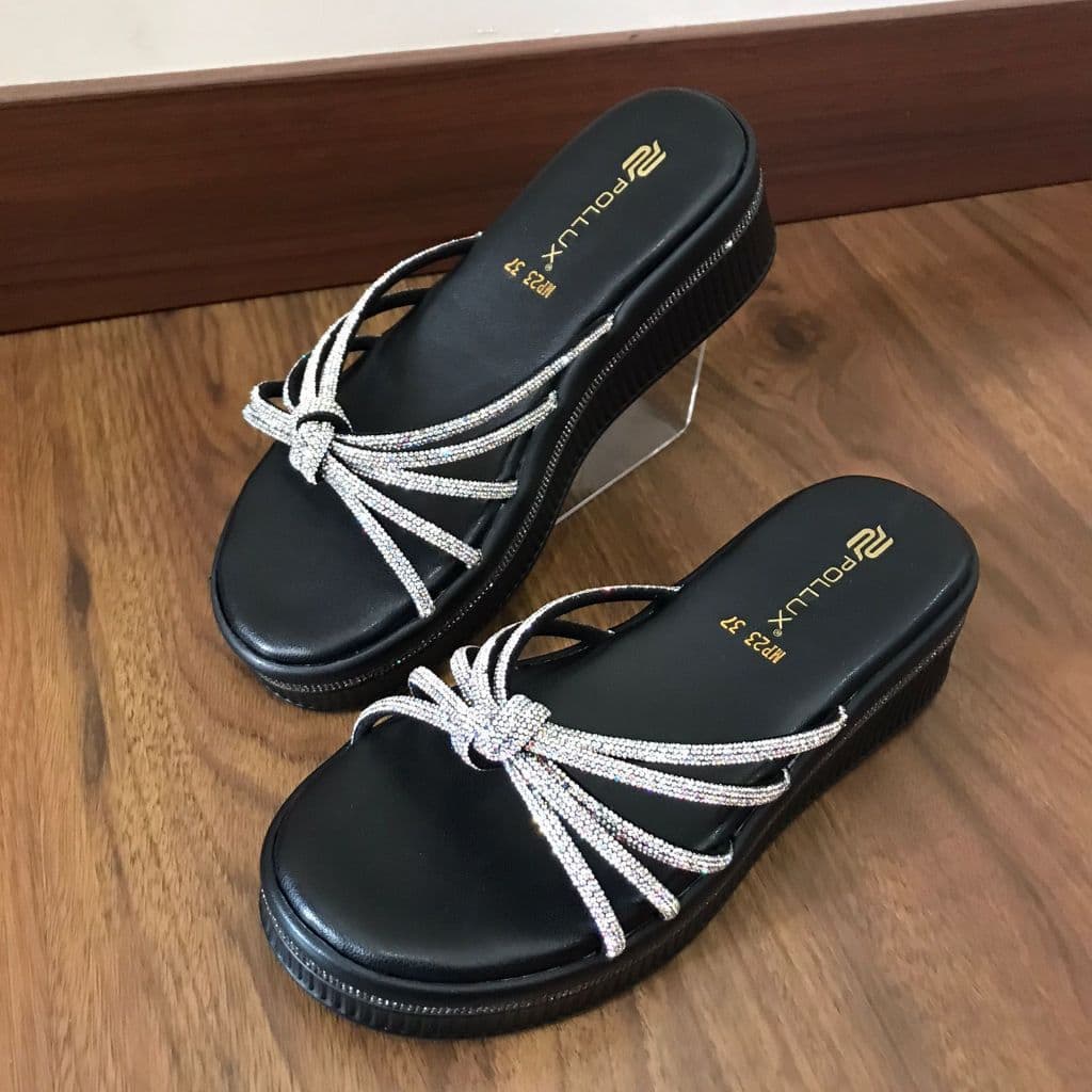 Gambar ke-9 produk Pollux E-Wear WPOMP 23  - Sandal Wedges Wanita elegan Tinggi 5cm