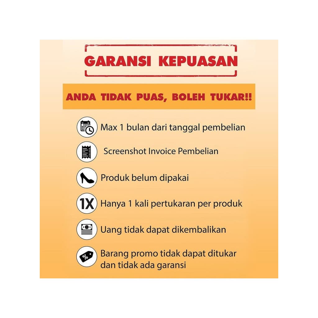 Gambar ke-9 produk Mecer Monday - WYHS 13842 Heels Kerja Wanita