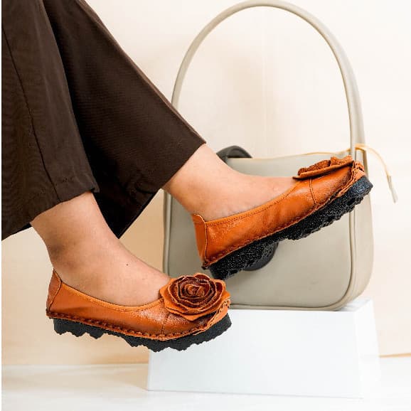 Gambar ke-9 produk Pollux Monday WDQ 2016 - Sepatu Flat shoes Wanita Bahan Kulit Asli