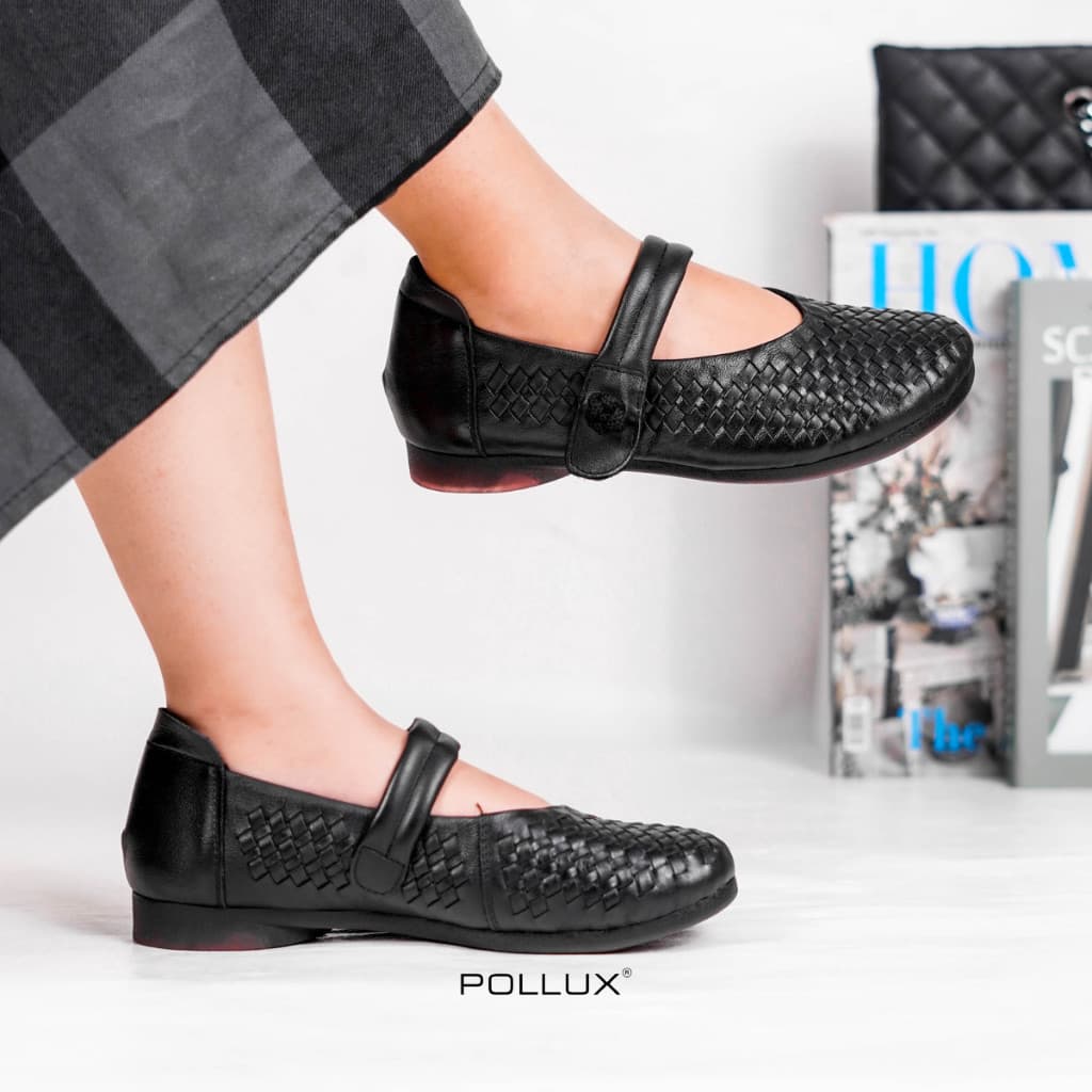 Thumbnail gambar ke-7 produk Pollux Monday WDQ A992 - Sepatu Flat shoes Wanita Mary Jane Kekinian