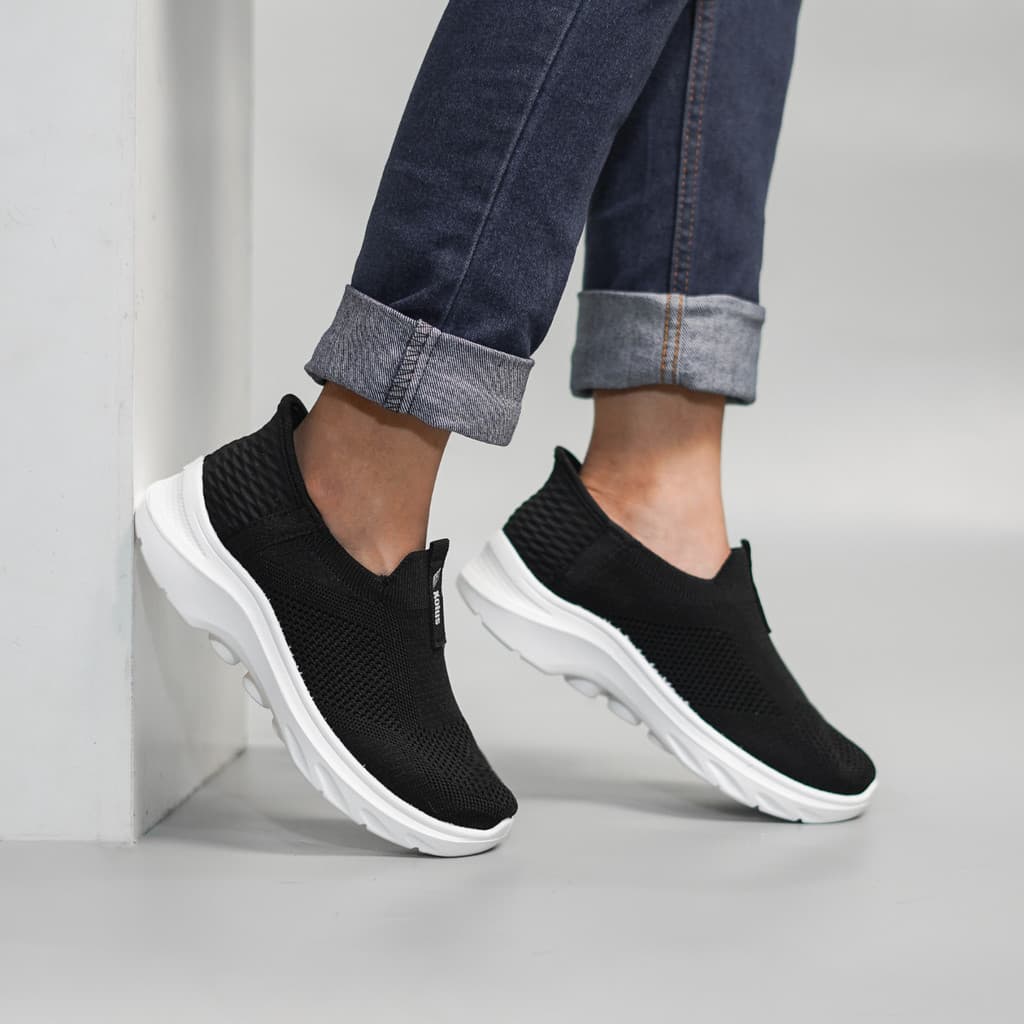 Thumbnail gambar ke-7 produk Xolus SYP M1 - Sneakers Slip On Wanita Arch Fit Glide Step Vegan Nyaman & Stylish
