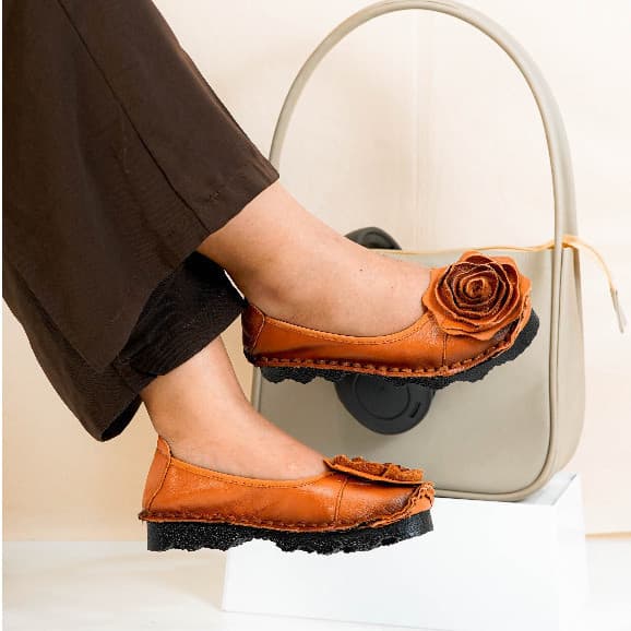 Thumbnail gambar ke-6 produk Pollux Monday WDQ 2016 - Sepatu Flat shoes Wanita Bahan Kulit Asli