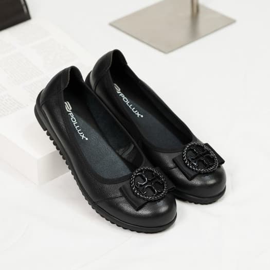 Gambar ke-8 produk Pollux Monday WPOMT 07 - Sepatu Flat shoes Wanita Bahan Kulit Asli Ringan Anti Slip
