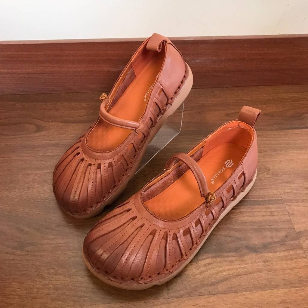 Thumbnail gambar ke-8 produk Pollux Monday WBB 151119 - Sepatu Flatshoes Wanita Bahan Kulit Asli