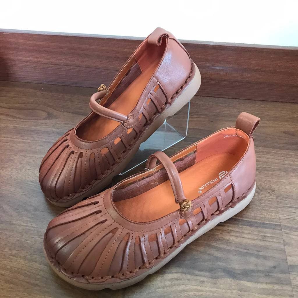 Thumbnail gambar ke-5 produk Pollux Monday WBB 151119 - Sepatu Flatshoes Wanita Bahan Kulit Asli