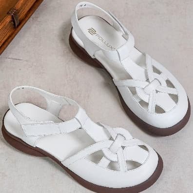 Thumbnail gambar ke-7 produk Pollux E-Wear WPOMW 07 - Sandal Wanita Casual Stylish Bahan Kulit Asli