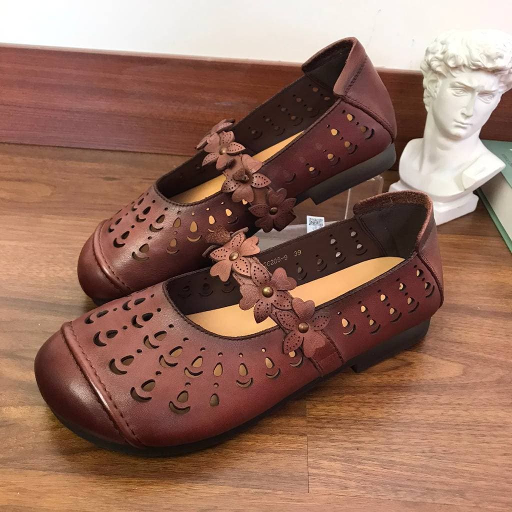 Thumbnail gambar ke-7 produk Pollux Monday WBB 62059 - Sepatu Flatshoes Wanita Kekinian Bahan Kulit