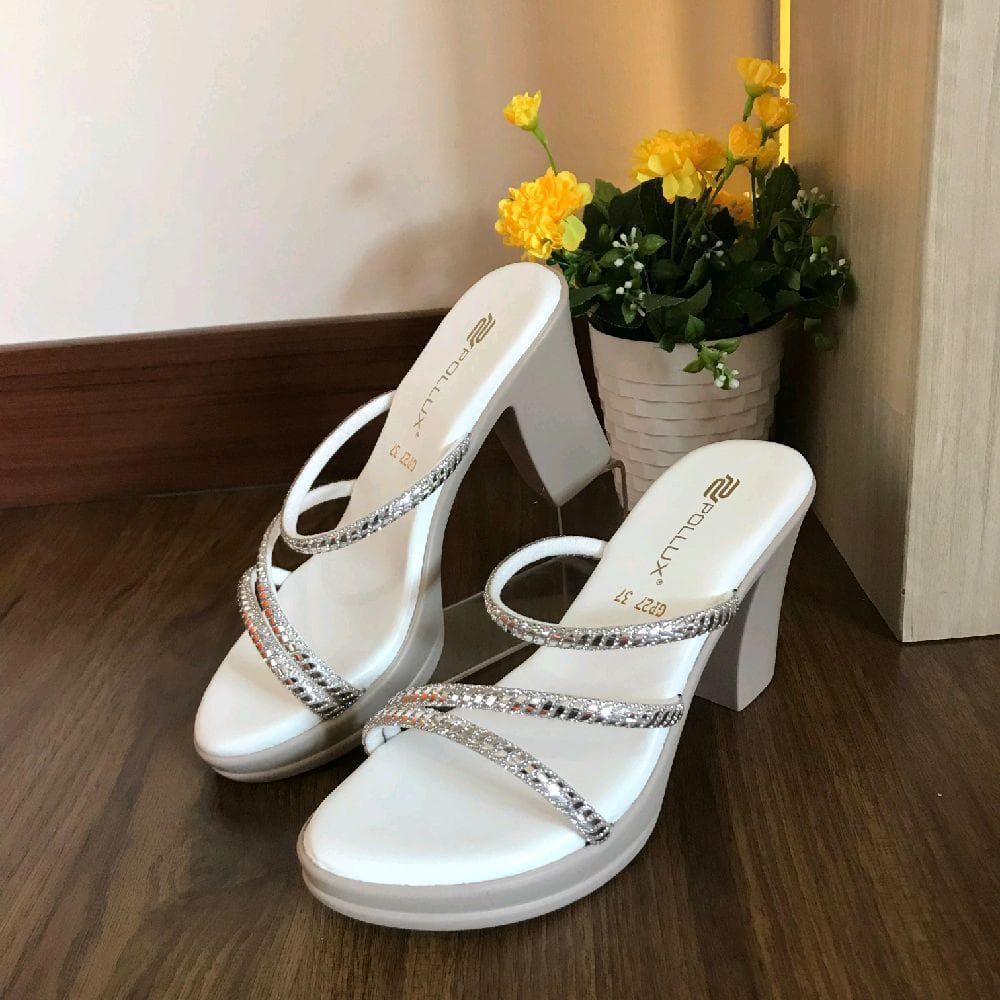 Thumbnail gambar ke-5 produk Pollux Classic WPOGP 27 - High Heels Wanita Elegan dengan strap sparkling Tinggi 9cm