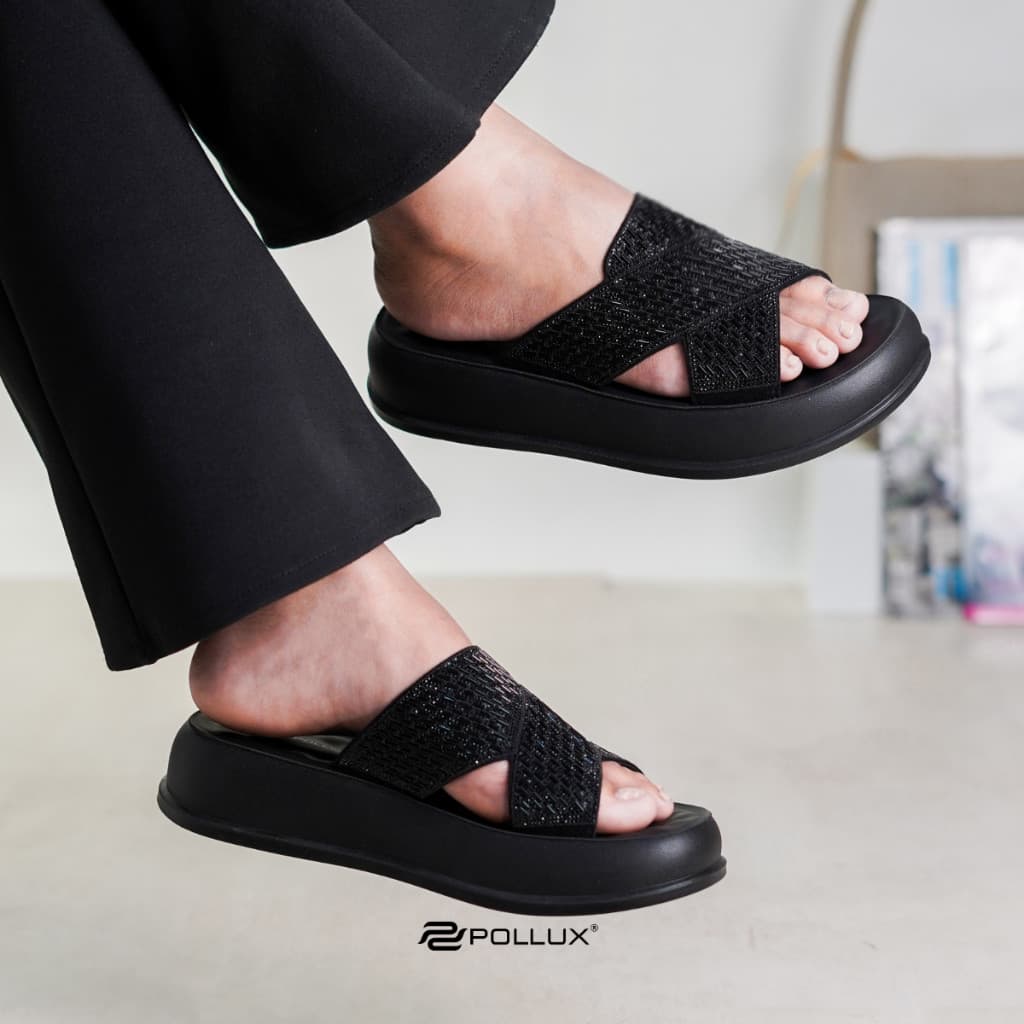Gambar ke-6 produk Pollux E-Wear WDQ 3702 - Sandal Wanita Platform stylish Tinggi 3cm
