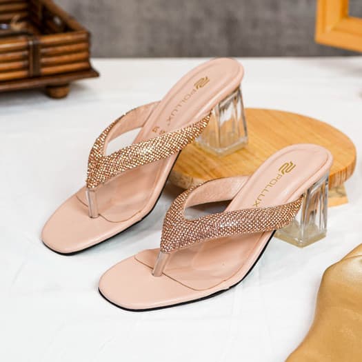 Thumbnail gambar ke-5 produk Pollux Simplicity WPOEO 53 - Sandal Heels Pesta Wanita Elegan Tinggi Hak 5cm