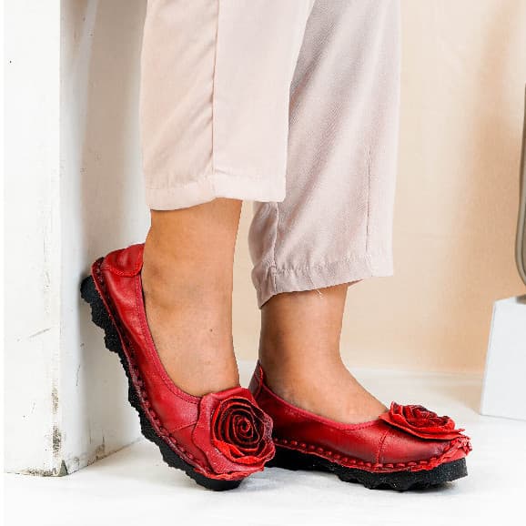 Thumbnail gambar ke-8 produk Pollux Monday WDQ 2016 - Sepatu Flat shoes Wanita Bahan Kulit Asli