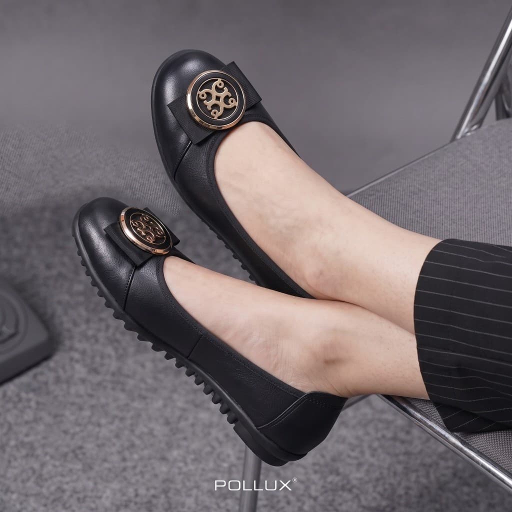 Thumbnail gambar ke-9 produk Pollux Monday WPOMT 07 - Sepatu Flat shoes Wanita Bahan Kulit Asli Ringan Anti Slip