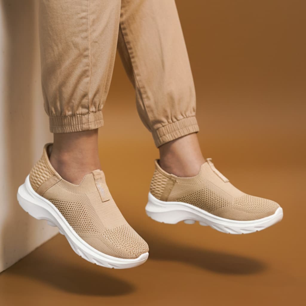 Gambar ke-1 produk Xolus SYP M1 - Sneakers Slip On Wanita Arch Fit Glide Step Vegan Nyaman & Stylish