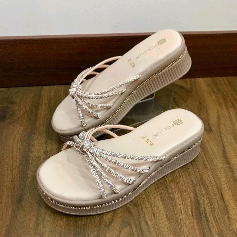 Gambar ke-9 produk Pollux E-Wear WPOMP 23  - Sandal Wedges Wanita elegan Tinggi 5cm