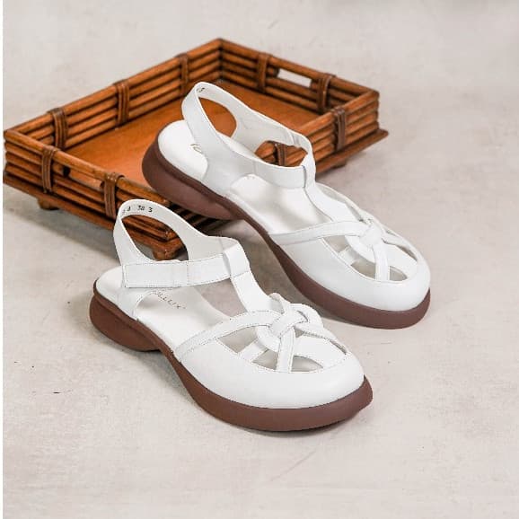 Thumbnail gambar ke-8 produk Pollux E-Wear WPOMW 07 - Sandal Wanita Casual Stylish Bahan Kulit Asli