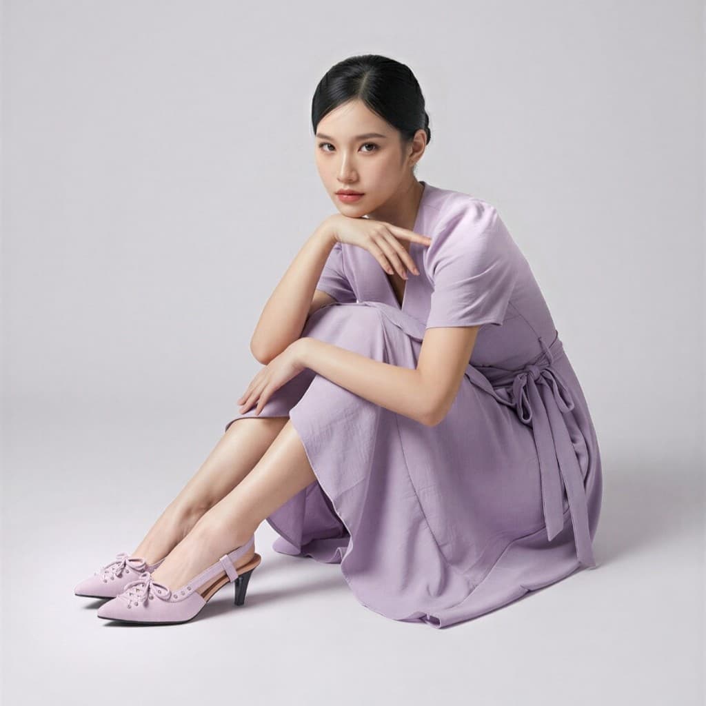 Gambar ke-10 produk Pollux Aurora Lite WPOHW 44 - Heels Wanita Elegan Bahan Kulit Asli Tinggi 7cm