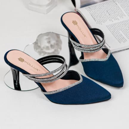 Thumbnail gambar ke-6 produk Pollux Aurora Lite WPOAV 19 -  Heels mules Wanita Bahan Kulit Asli | WPOHW 01
