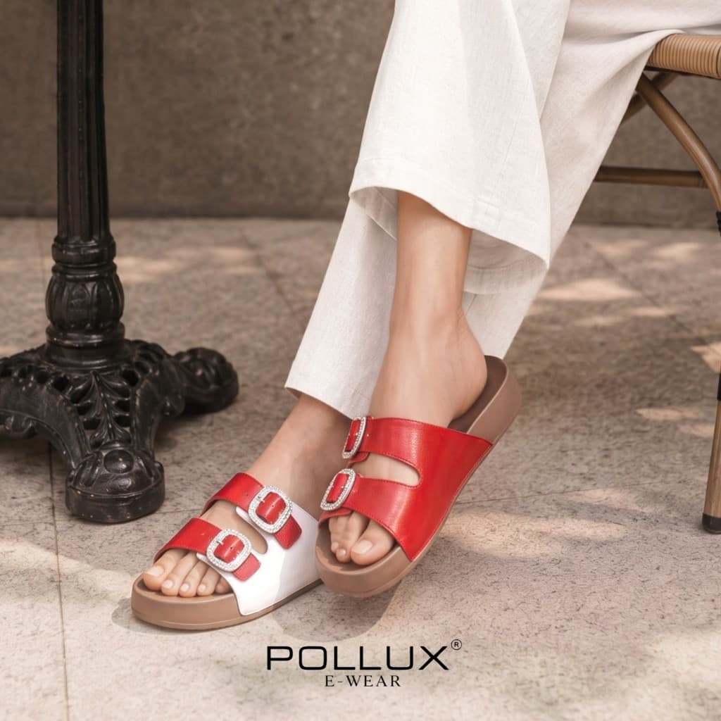 Gambar ke-7 produk Pollux E-Wear WPOFQ 03 - Sandal Wanita Kekinian Bahan Kulit Asli