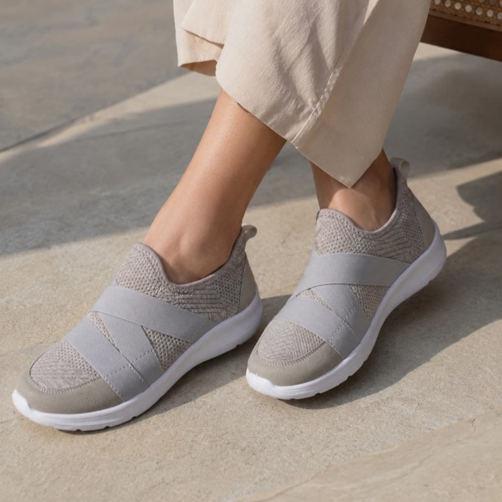 Gambar ke-6 produk Xolus FUFA 1 - Sepatu Wanita Slip On Nyaman Stylish Anti Slip
