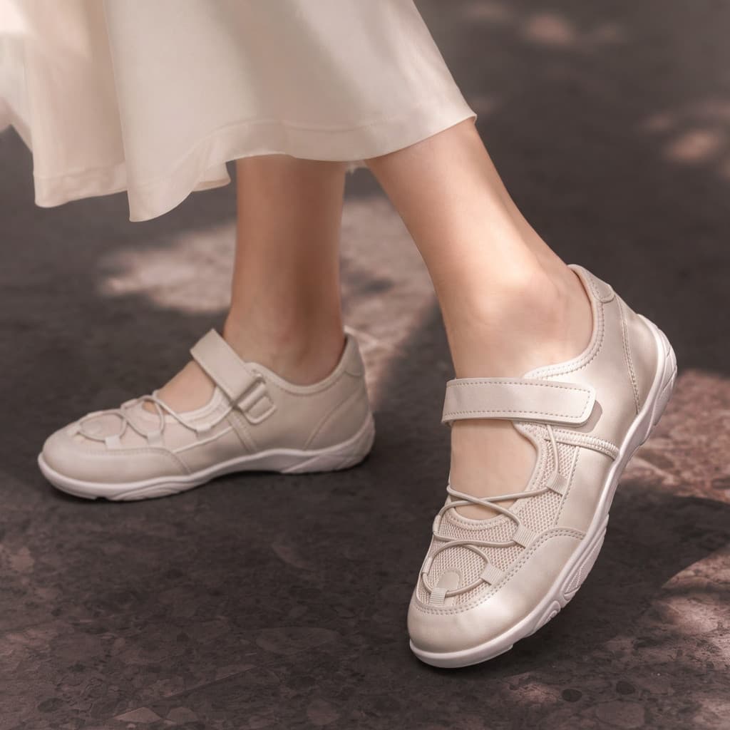 Gambar ke-8 produk Xolus Fufa 5 - Sepatu Wanita Mary Jane Sport Casual Breathable