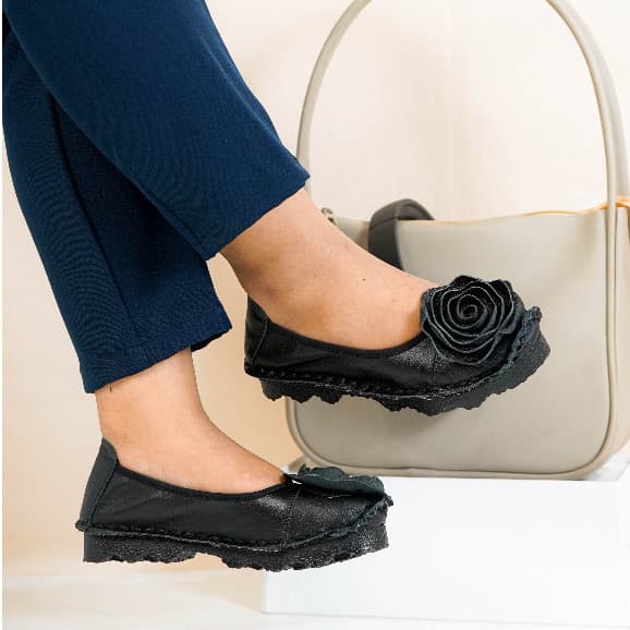 Thumbnail gambar ke-7 produk Pollux Monday WDQ 2016 - Sepatu Flat shoes Wanita Bahan Kulit Asli