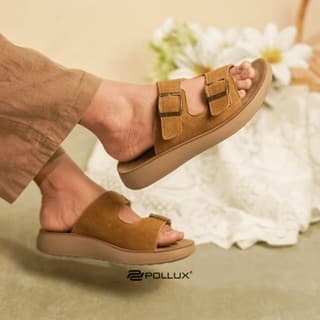 Thumbnail gambar ke-11 produk Pollux ErgoCush+ WDQ 90003 - Sandal Wanita Casual Bahan Kulit Anti Slip WDQ 90018