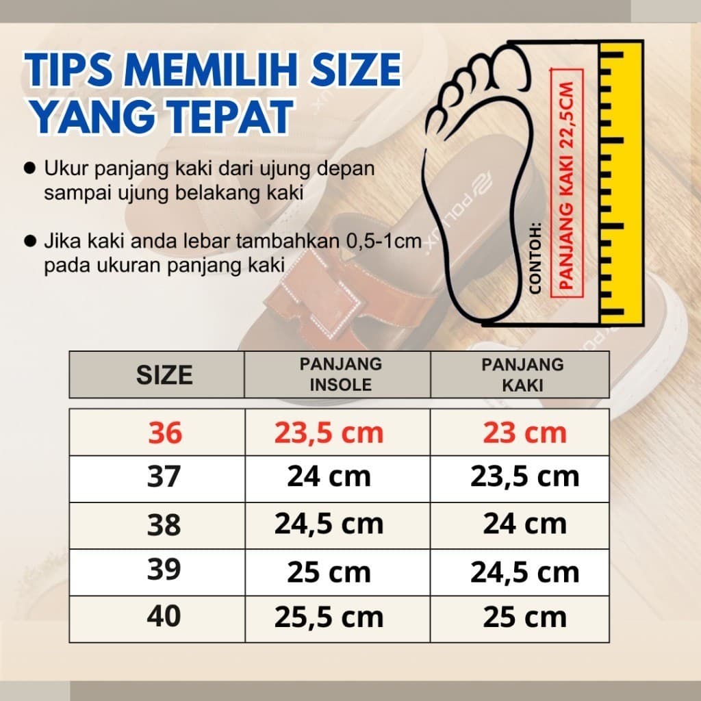 Gambar ke-10 produk Pollux Monday WBB 62059 - Sepatu Flatshoes Wanita Kekinian Bahan Kulit