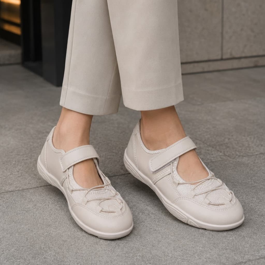 Gambar ke-8 produk Xolus Fufa 5 - Sepatu Wanita Mary Jane Sport Casual Breathable