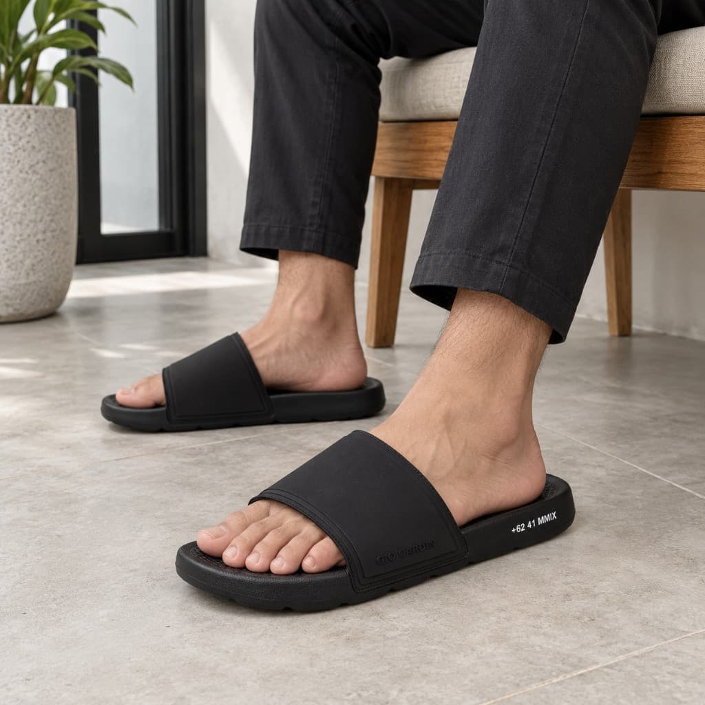 Gambar produk Gio Cardin Luric - Sandal Slide Pria Empuk Anti Slip