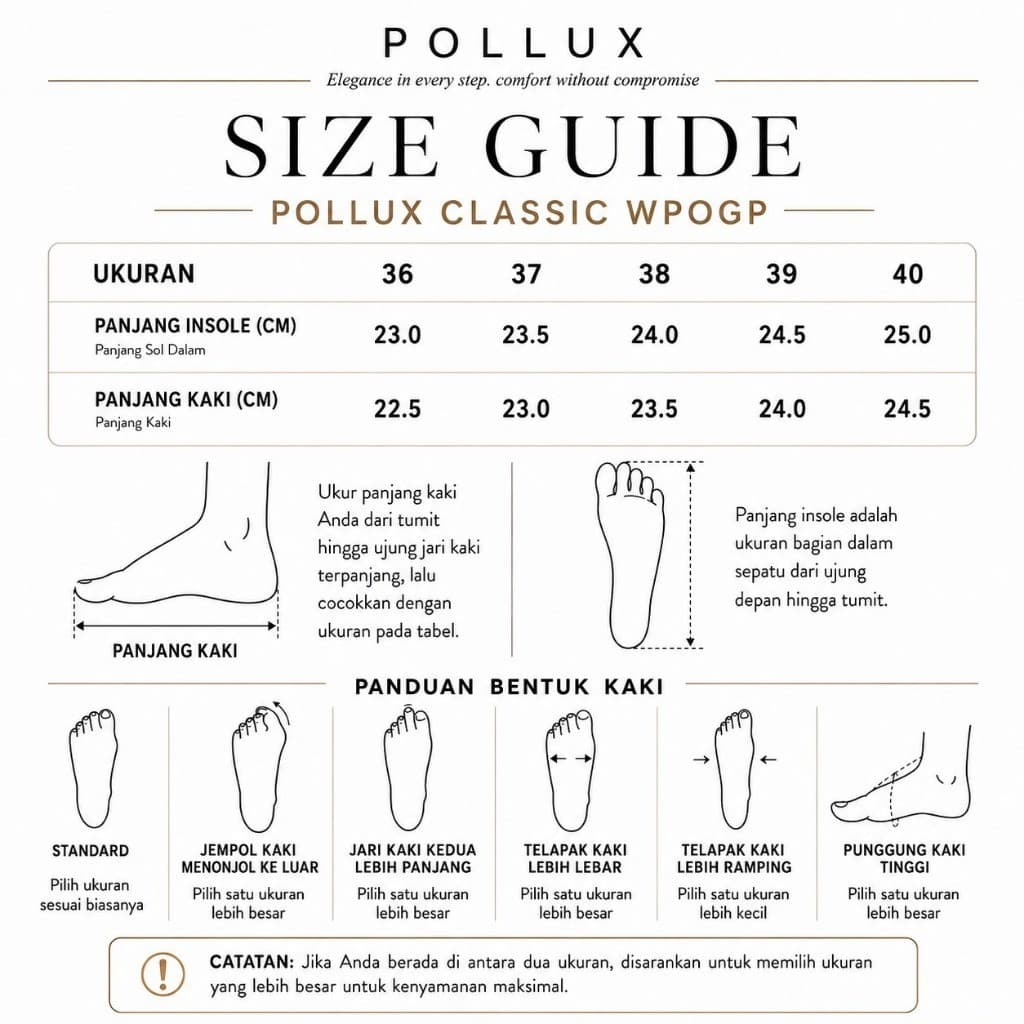 Gambar ke-7 produk Pollux Classic WPOGP 36 - High Heels Wanita Elegan Tinggi 9cm