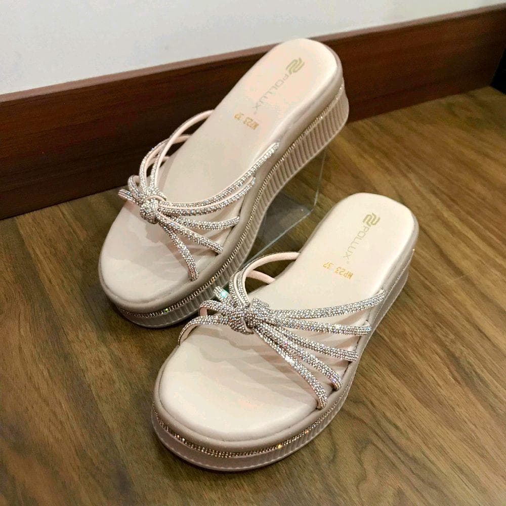 Gambar ke-9 produk Pollux E-Wear WPOMP 23  - Sandal Wedges Wanita elegan Tinggi 5cm