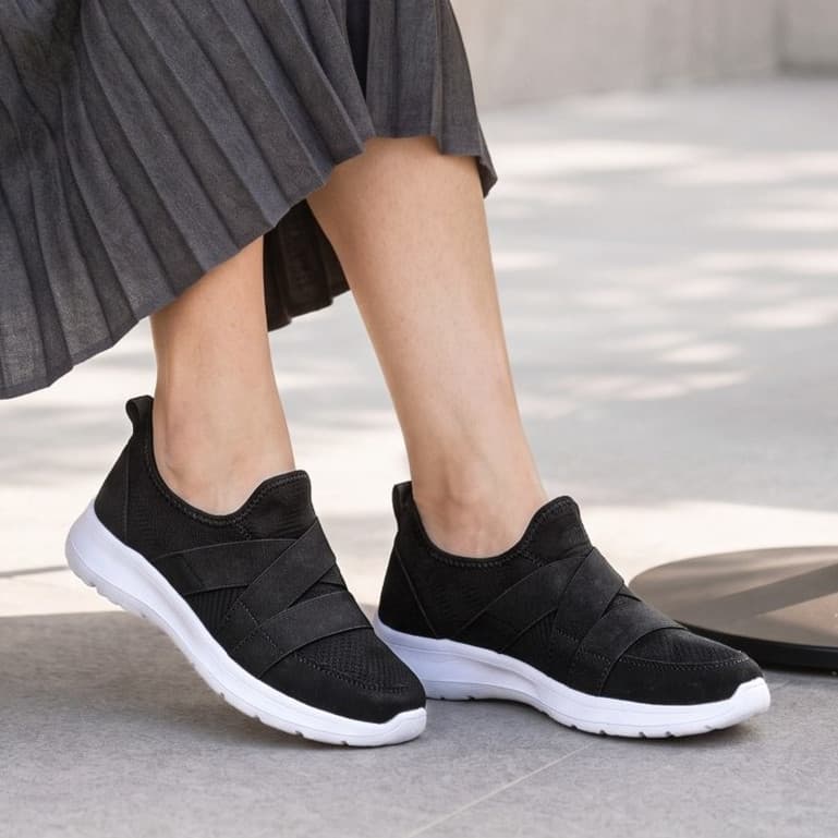 Thumbnail gambar ke-2 produk Xolus FUFA 1 - Sepatu Wanita Slip On Nyaman Stylish Anti Slip
