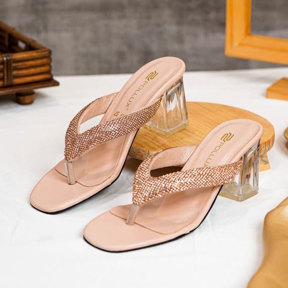 Gambar ke-5 produk Pollux Simplicity WPOEO 53 - Sandal Heels Pesta Wanita Elegan Tinggi Hak 5cm