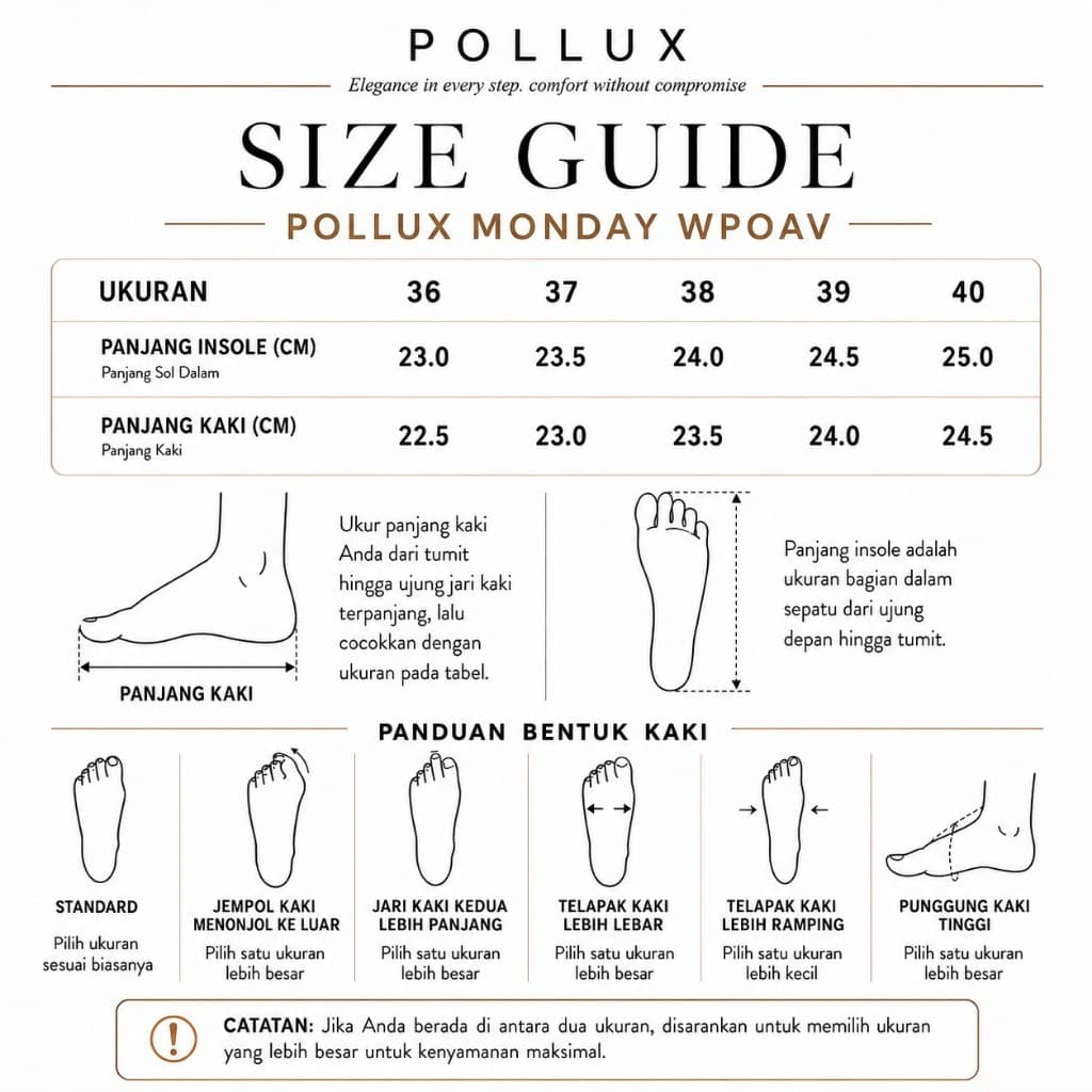 Gambar ke-9 produk Pollux E-Wear WPOMP 23  - Sandal Wedges Wanita elegan Tinggi 5cm