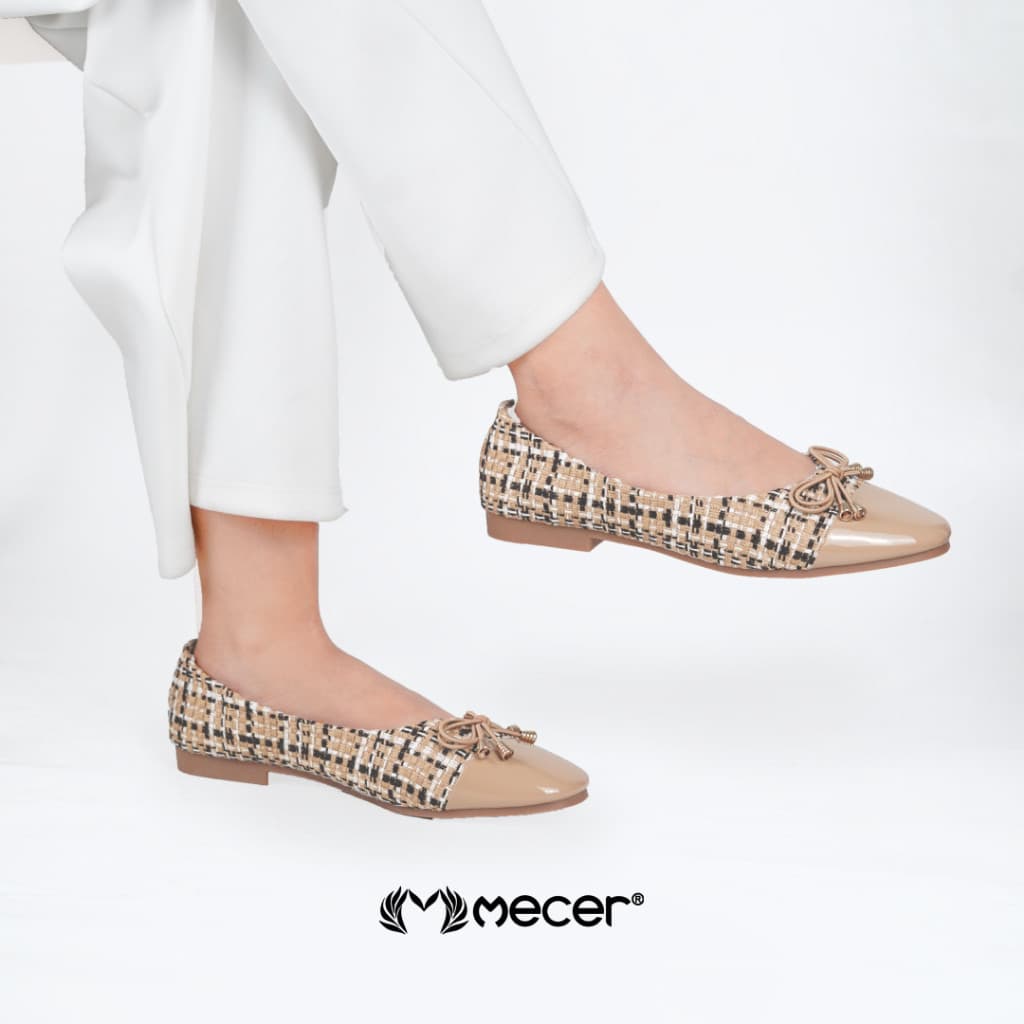 Thumbnail gambar ke-9 produk Mecer Core WYH 65F1 Hitam, Apricot dan Beige Size 36-41, Sepatu Casual Wanita Untuk Hangout, Formal, Kuliah dan Kerja