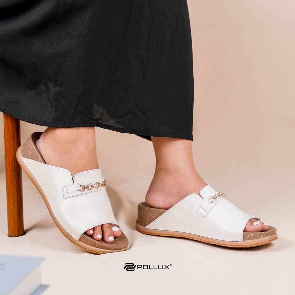Gambar ke-4 produk Pollux E-Wear WPOEP 15 Sandal Wedges Wanita Bahan Kulit