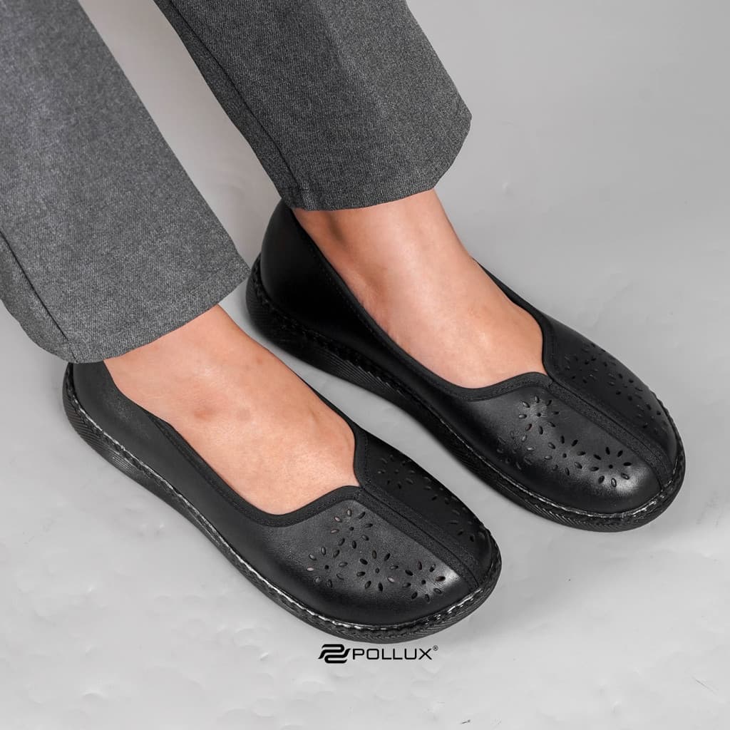 Thumbnail gambar ke-5 produk Pollux Monday WPOFW 25 - Flatshoes Wanita Kekinian Bahan Kulit Asli