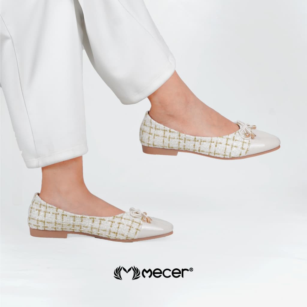 Thumbnail gambar ke-10 produk Mecer Core WYH 65F1 Hitam, Apricot dan Beige Size 36-41, Sepatu Casual Wanita Untuk Hangout, Formal, Kuliah dan Kerja