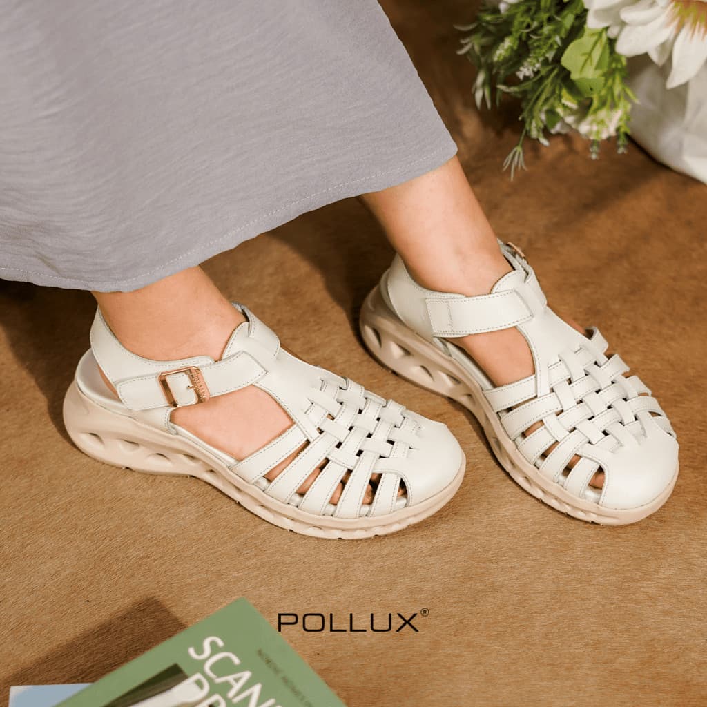 Gambar ke-5 produk Pollux ErgoCush+ WPODY 13 - Sandal Wanita Bahan Kulit Asli Ringan Empuk Nyaman di pakai seharian