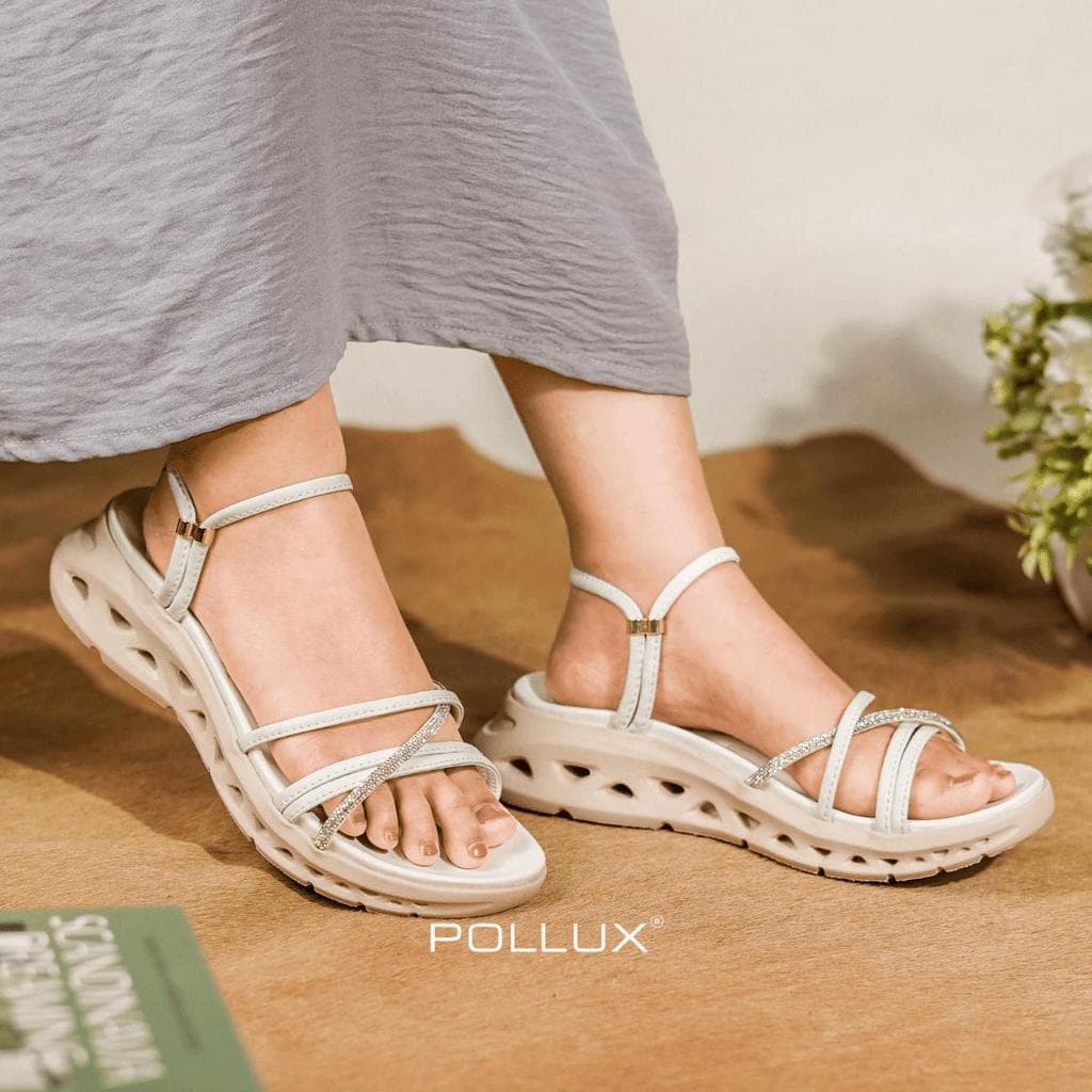 Thumbnail gambar ke-4 produk Pollux ErgoCush+ WPODY 08 - Sandal Wanita Bahan Kulit Asli Ringan Empuk Nyaman di pakai seharian