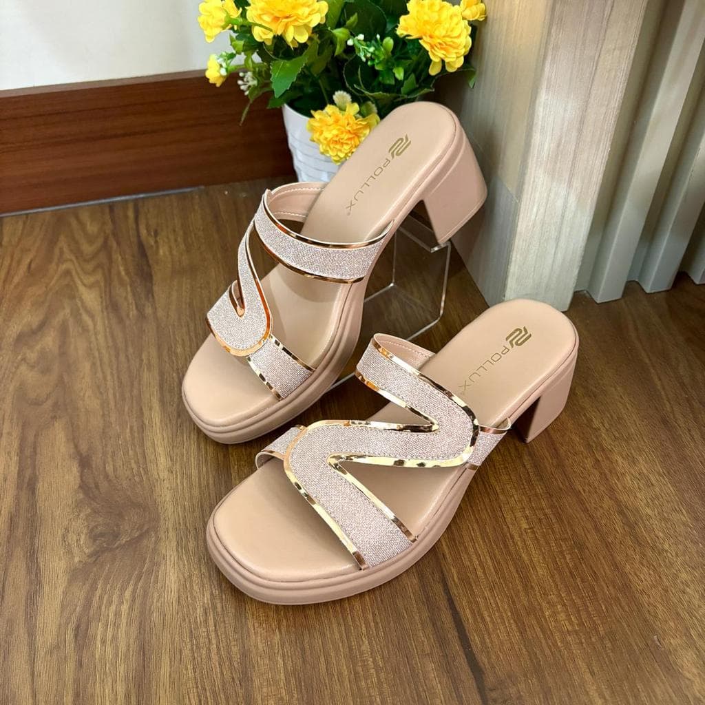 Thumbnail gambar ke-6 produk Pollux Classic WPOKN 04 - Heels Pesta Wanita Kekinian Tinggi 5cm