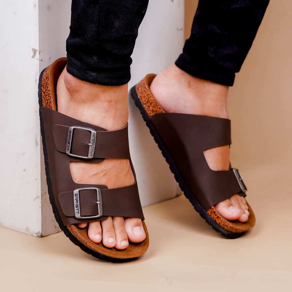 Gambar ke-6 produk Barnett Arizona Sandal Pria Kekinian Ringan Anti Slip