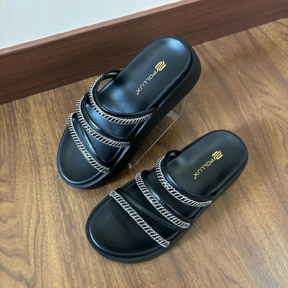 Thumbnail gambar ke-3 produk Pollux E-Wear WPOIT 10 - Sandal Platform Wanita dengan Desain Elegan dan Nyaman untuk Kegiatan Sehar
