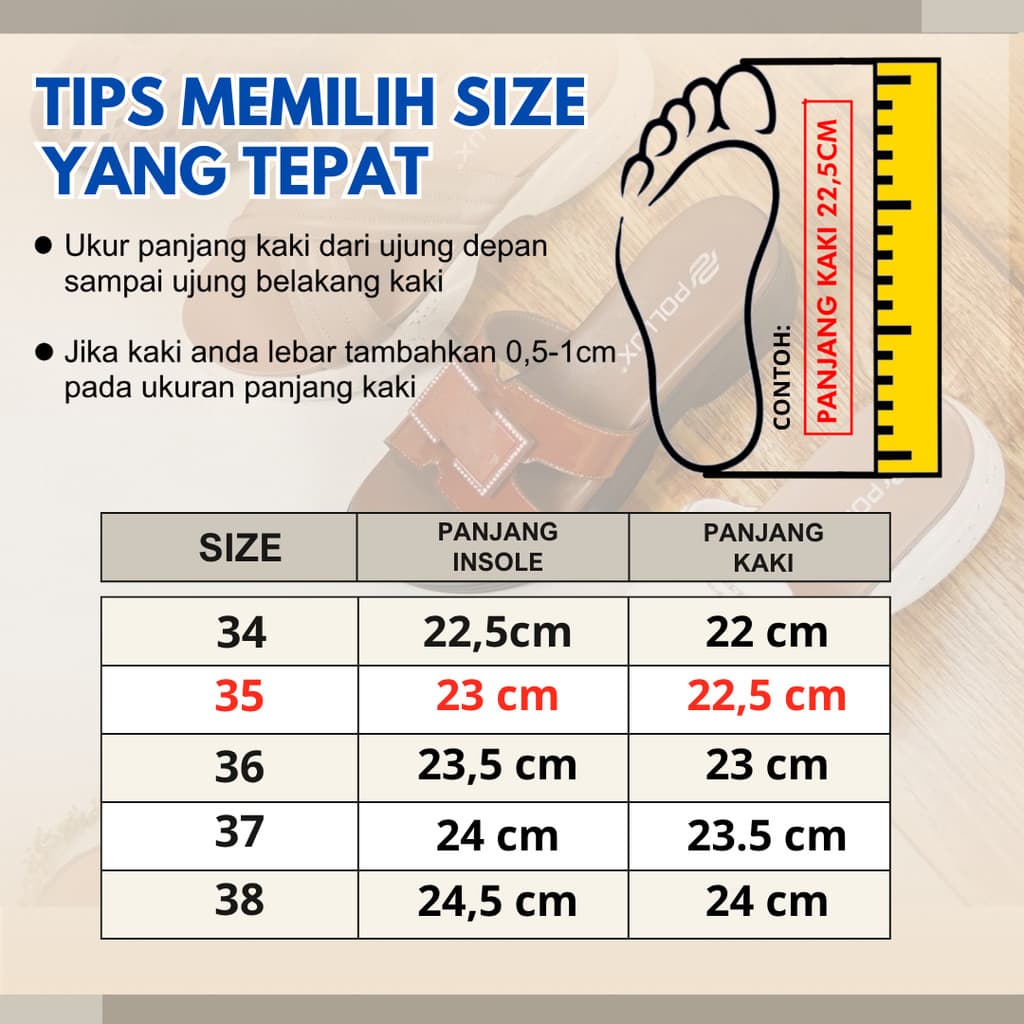 Thumbnail gambar ke-4 produk Pollux Aurora Lite WPOHW 21 - High Heels Pesta Wanita Elegan Model Mules