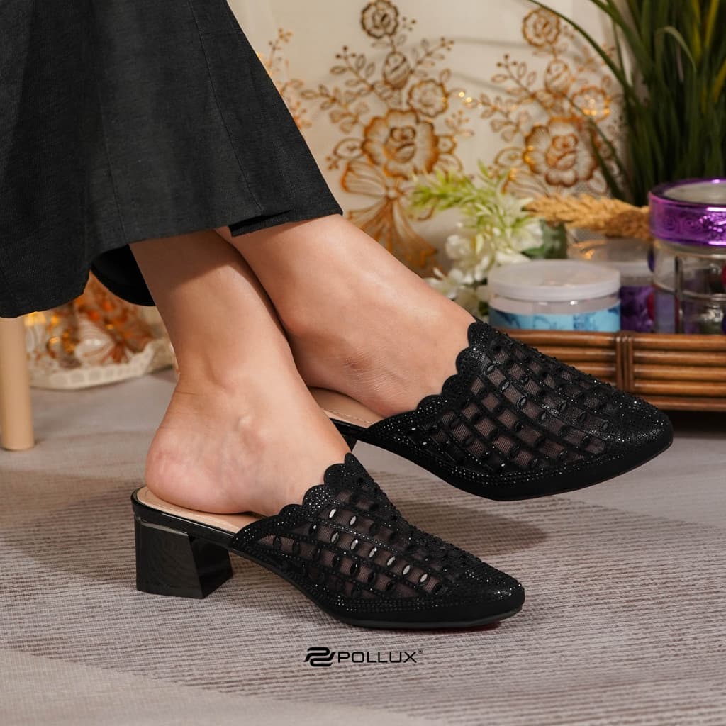 Gambar ke-7 produk Pollux Aurora Grace WDQ 8851 - Sandal Pesta Wanita Tinggi Hak 5cm