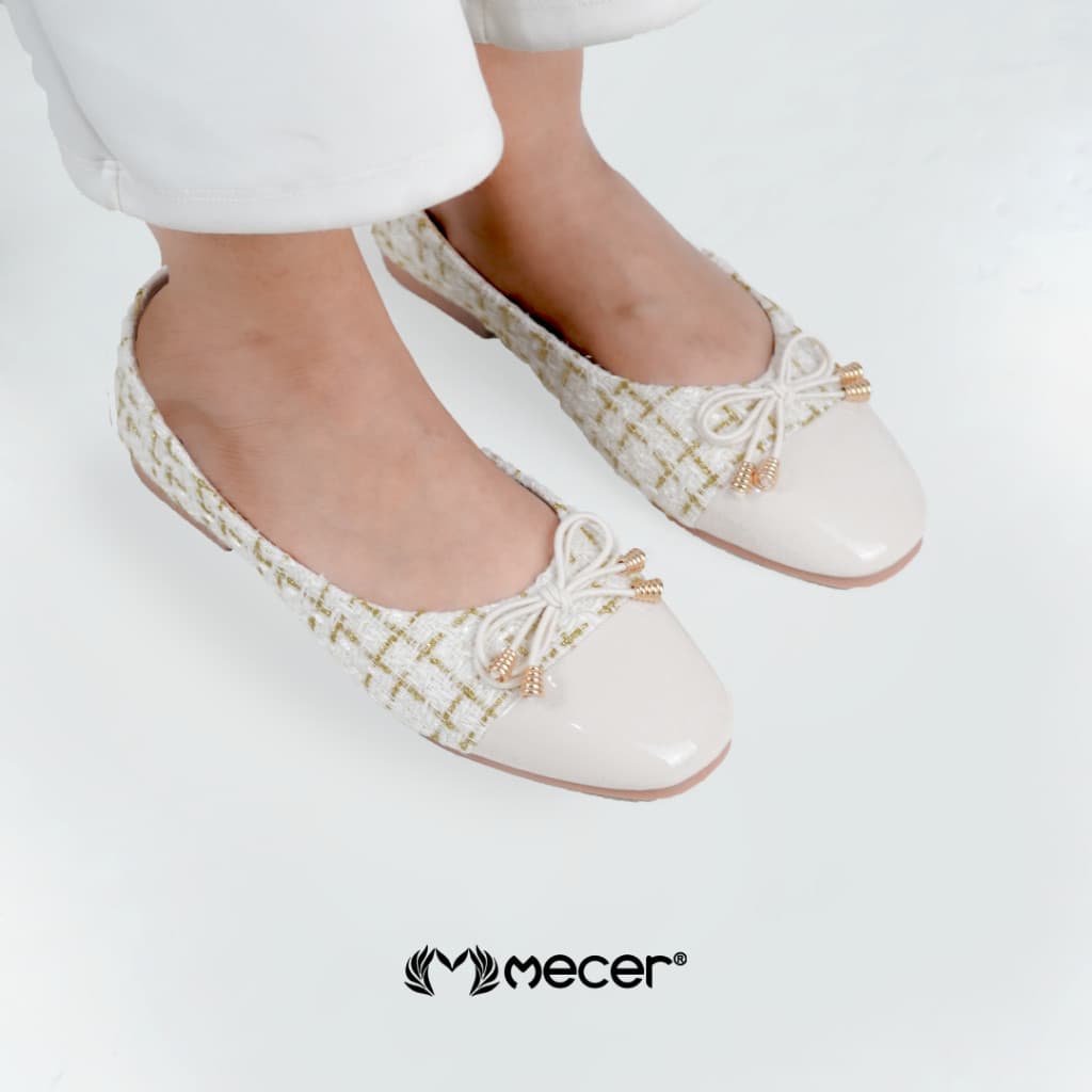 Thumbnail gambar ke-8 produk Mecer Core WYH 65F1 Hitam, Apricot dan Beige Size 36-41, Sepatu Casual Wanita Untuk Hangout, Formal, Kuliah dan Kerja